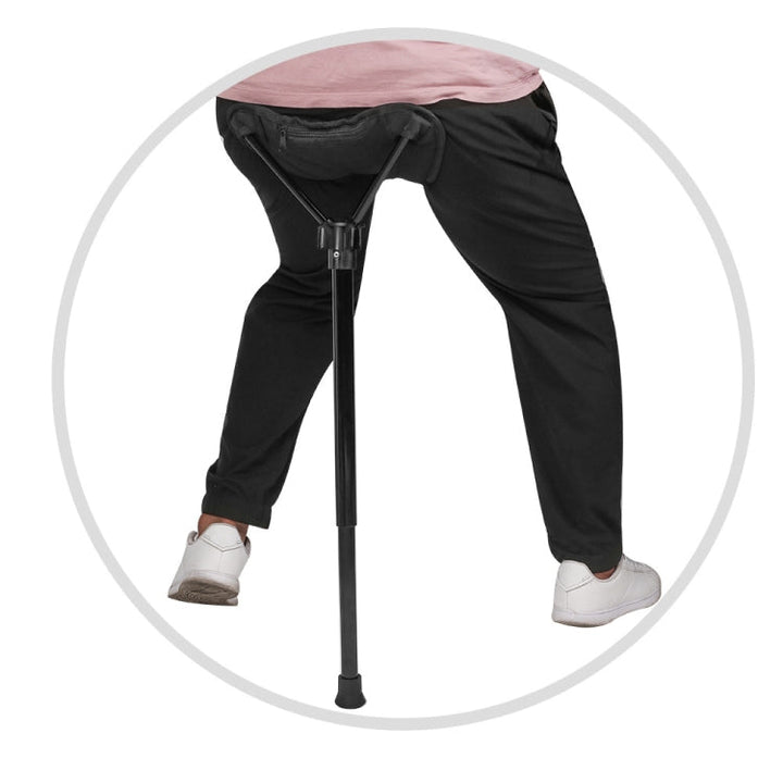 Silla telescópica portátil para camping, pesca, exterior. Comodidad ligera, fácil de guardar y montar.
