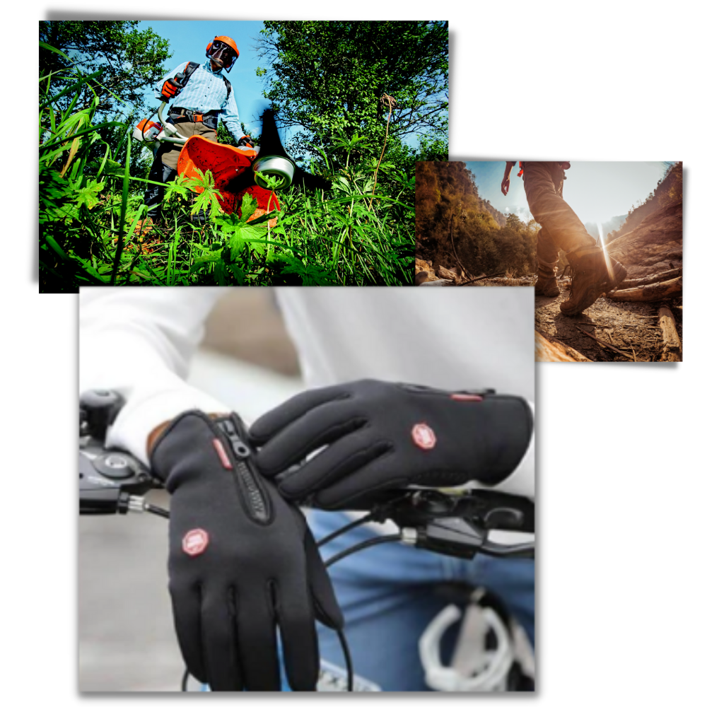 Guantes de esquí y ciclismo, térmicos, impermeables y con palma antideslizante. Mantén tus manos secas y abrigadas.