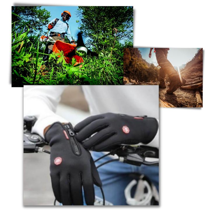 Guantes de esquí y ciclismo, térmicos, impermeables y con palma antideslizante. Mantén tus manos secas y abrigadas.