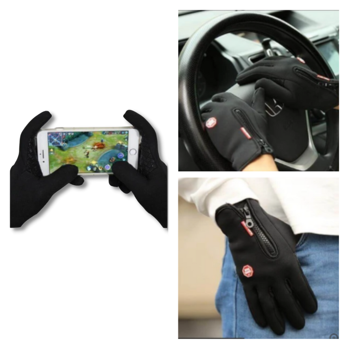 Guantes de invierno cómodos y cálidos, unisex. Accesorios impermeables y antideslizantes para mantener el calor en el frío.