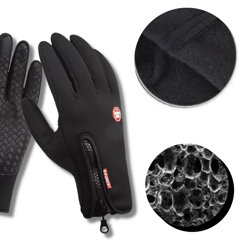 Par de guantes cálidos para invierno, resistentes al frío extremo y la nieve. Perfectos para deportes al aire libre.