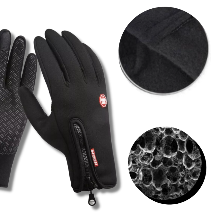 Par de guantes cálidos para invierno, resistentes al frío extremo y la nieve. Perfectos para deportes al aire libre.