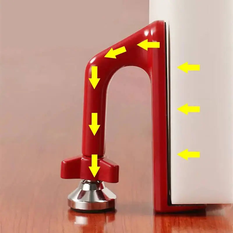 Kit de seguridad: tope de puerta con alarma portátil y compacto. Protección anti-intrusión para cualquier puerta.