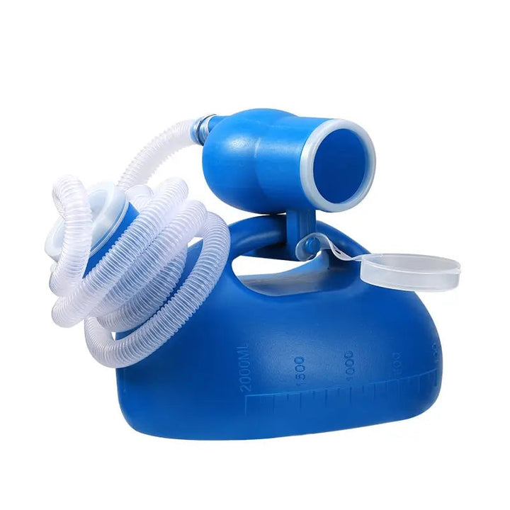 Orinal portátil de emergencia para hombres, indispensable en camping, senderismo y actividades al aire libre.