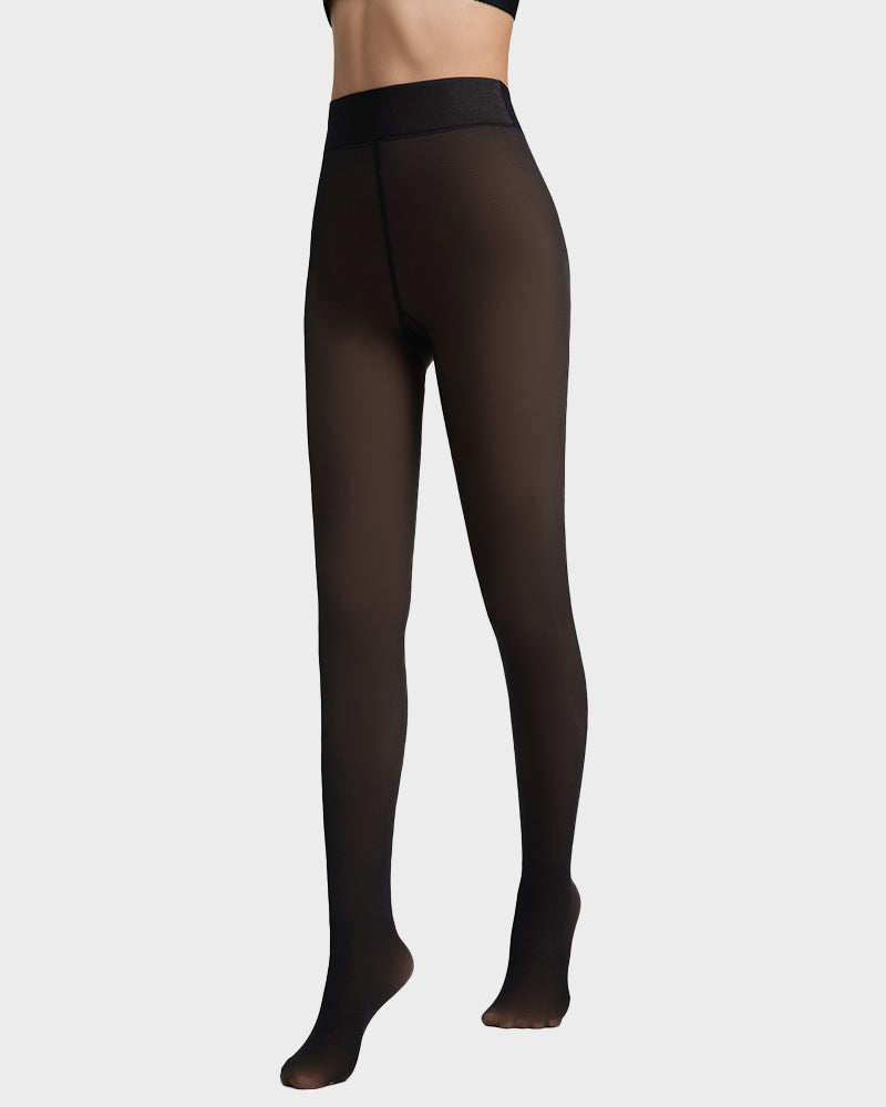 Ropa térmica de mujer: mallas cálidas con efecto translúcido. Ideal para bajas temperaturas.