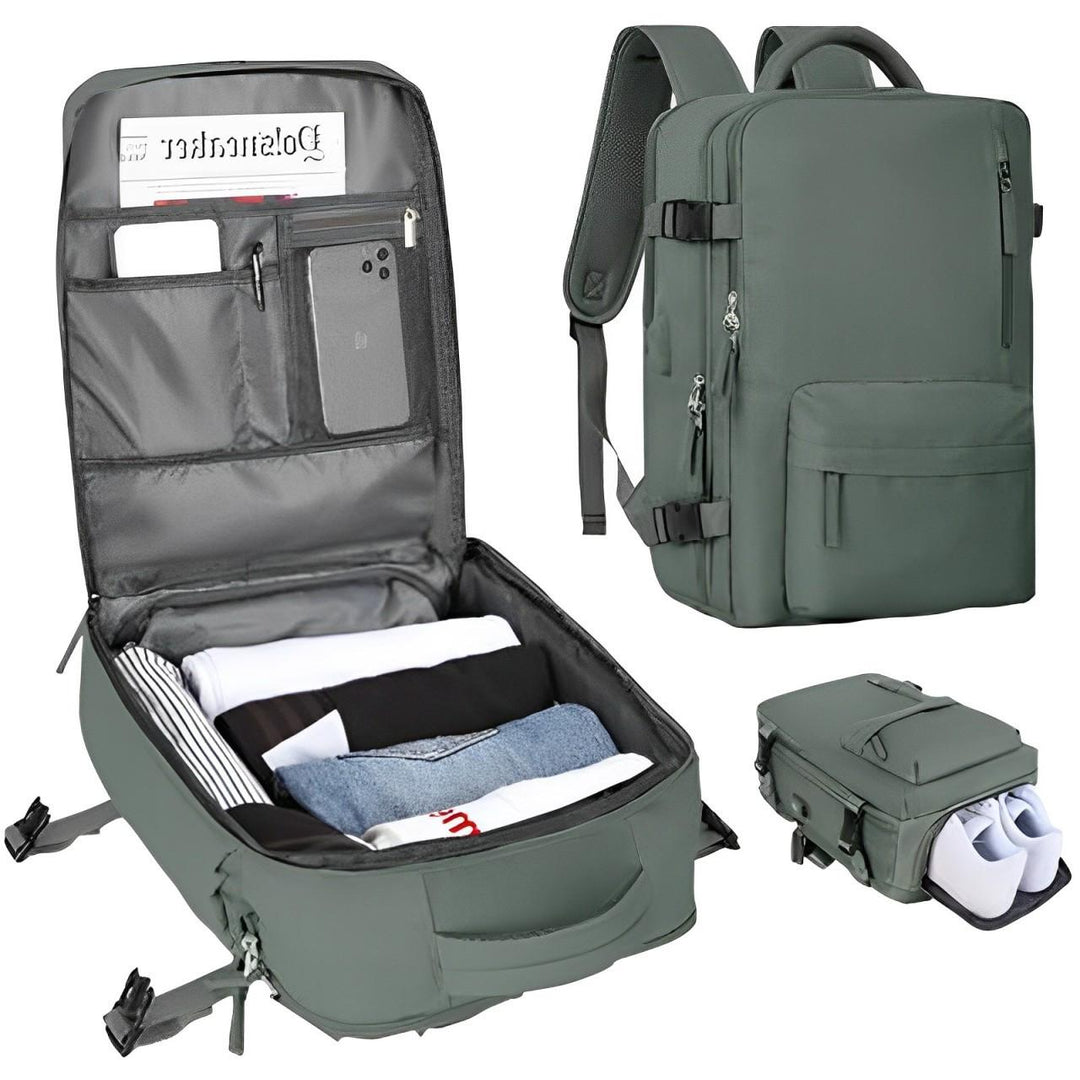 Mochila de senderismo para mujer, cómoda y resistente. Ideal para actividades al aire libre y viajes de aventura.
