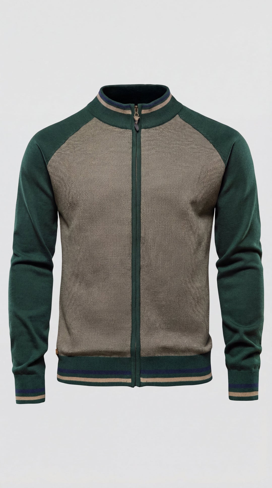 Cárdigan de punto grueso para hombre, esencial para otoño. Chaqueta de punto cómoda y con estilo.