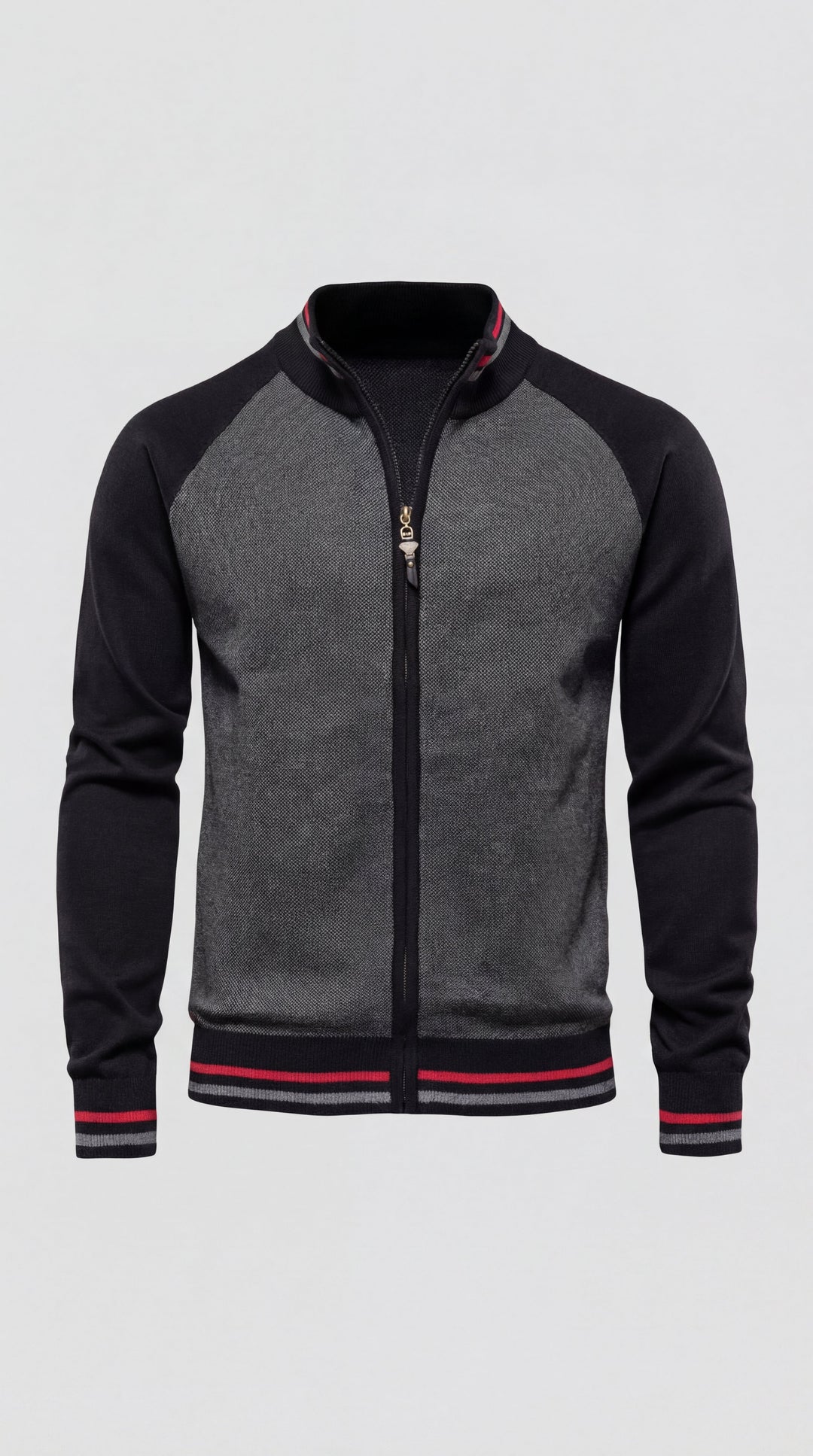 Suéter cárdigan de punto para hombre, combina confort y estilo. Prenda elegante para ropa casual.