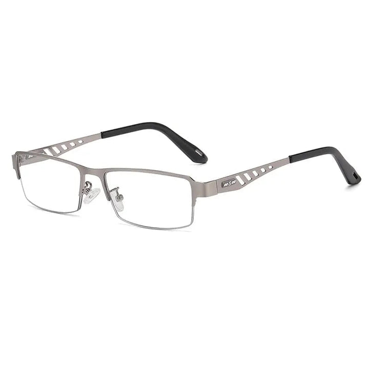 Gafas de lectura para hombre ultraligeras, lentes multifocales auto-tinte, ideales para presbicia y visión clara.