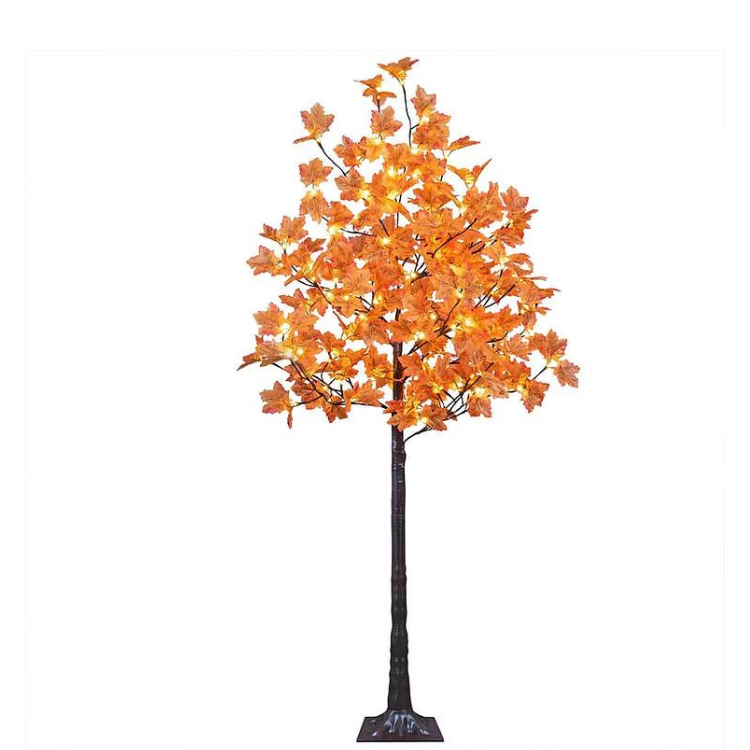 Árbol LED decorativo de otoño que añade encanto y una luz suave al ambiente, ideal para relax.