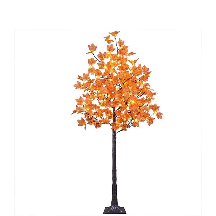Árbol artificial LED decorativo de otoño, duradero y con iluminación acogedora para tu hogar.
