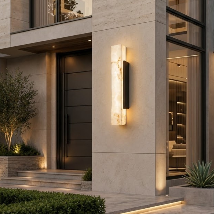 Iluminación de patio LED, aplique de pared IP65 para crear ambientes acogedores.