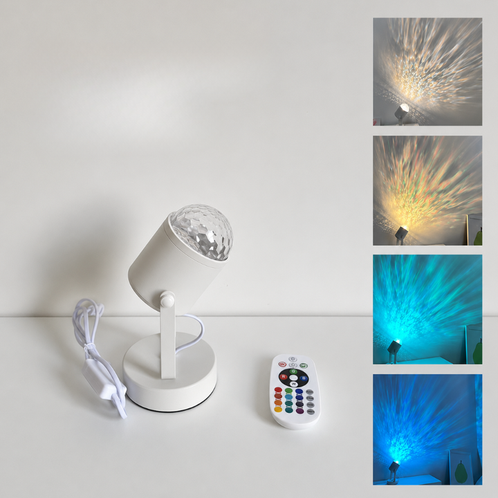 Luz ambiental LED RGB dinámica, lámpara de mesa ideal para cualquier espacio.
