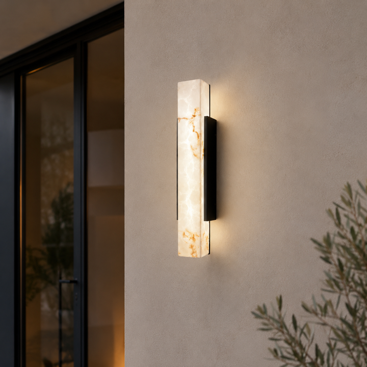 Aplique LED acero inoxidable, iluminación eficiente y resistente para fachadas.