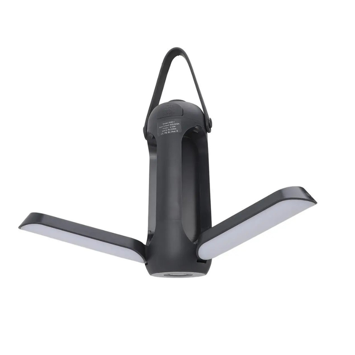 Lámpara de luz cálida LED, portátil y recargable, perfecta para crear ambiente en cualquier exterior.