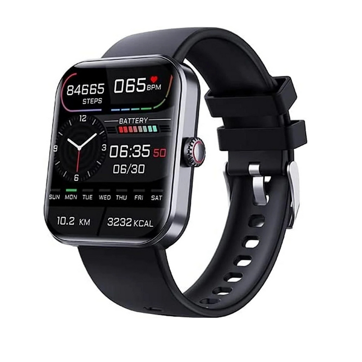 Smartwatch unisex con monitoreo de glucosa no invasivo. Controla tu salud y bienestar diario sin agujas.