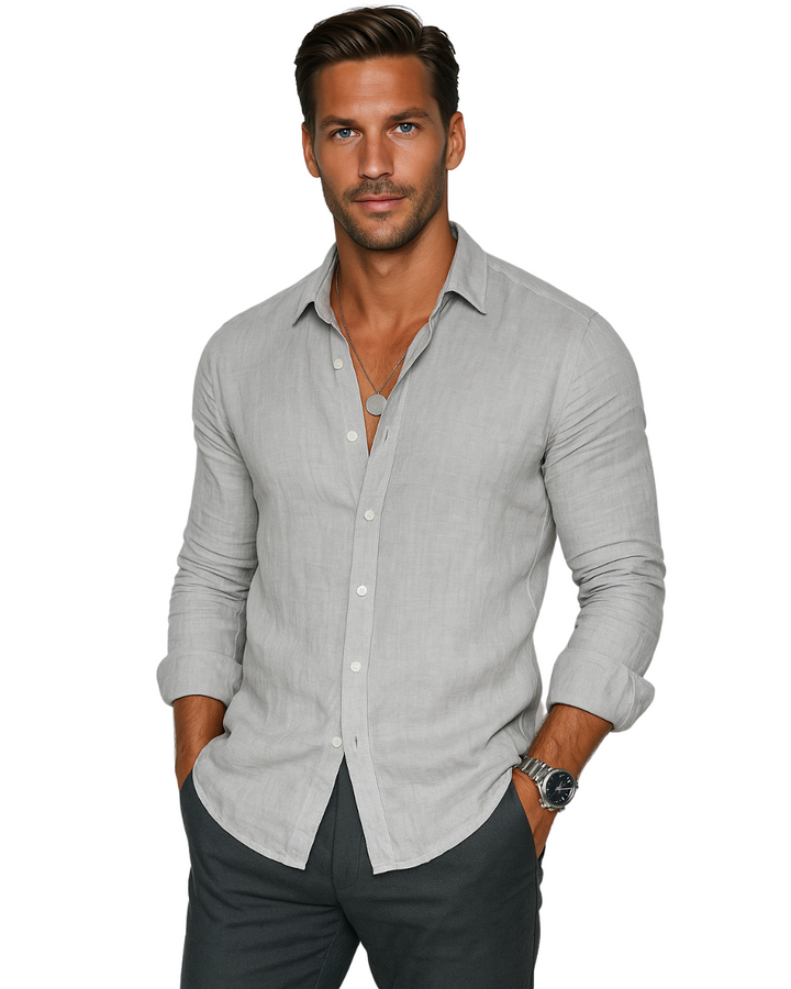 Camisa casual hombre ligera y fresca para el estilo diario, perfecta para moda masculina.