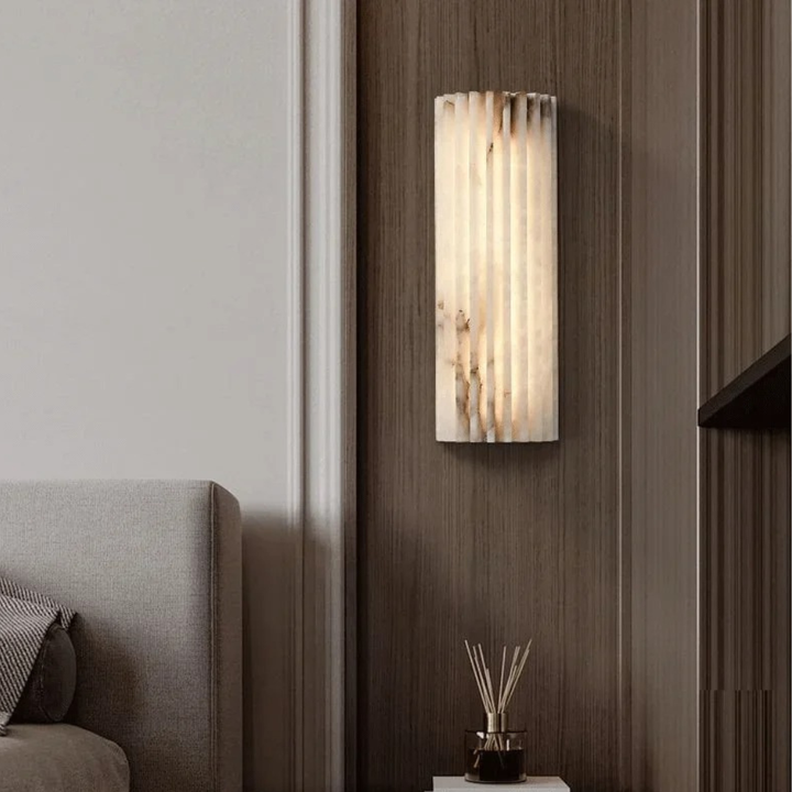Lámpara de pared moderna y elegante para sala de estar, iluminación ambiental.