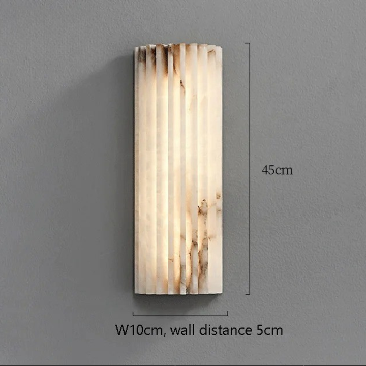 Elegante lámpara de pared de diseño contemporáneo, luz ambiental para el hogar.