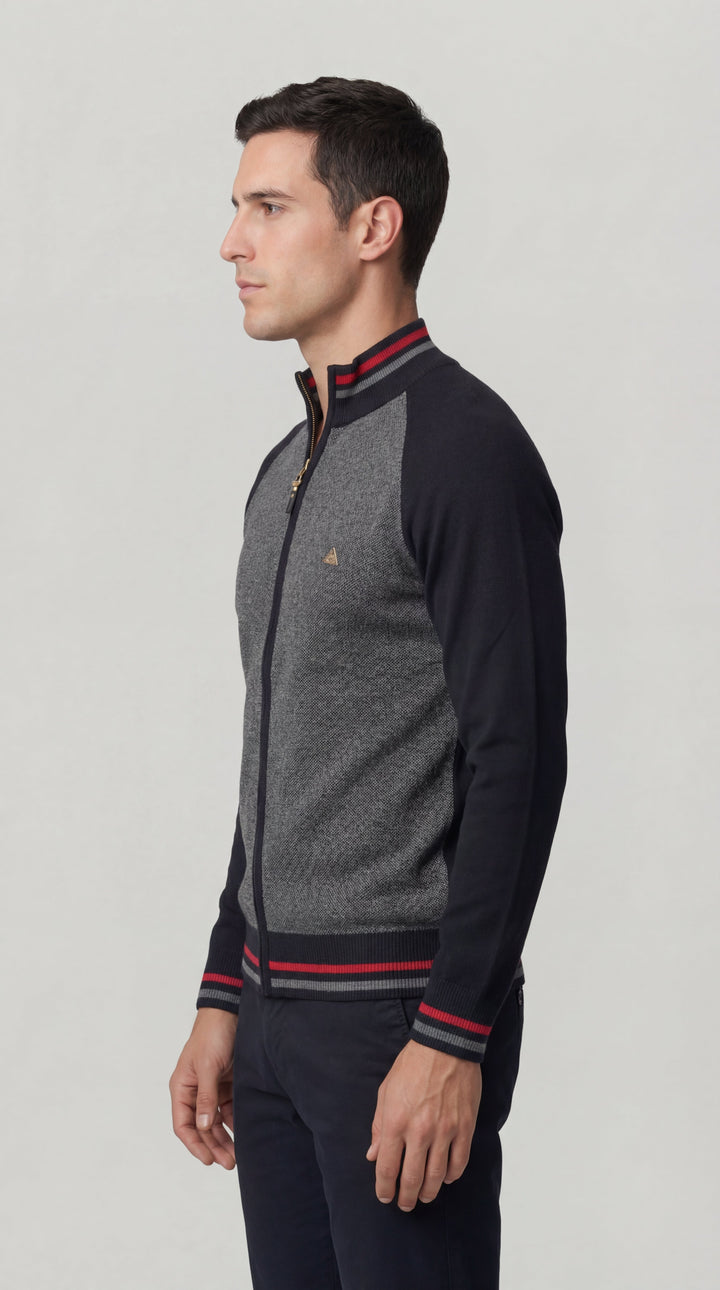 Cárdigan de hombre, prenda de punto cálida y cómoda. Estilo casual elegante para cualquier ocasión.