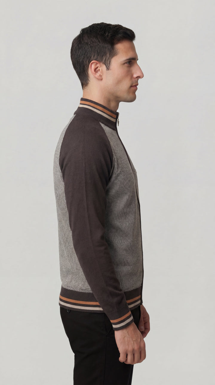 Moda masculina: cárdigan de punto para hombre, prenda atemporal. Abrigo ligero para entretiempo.