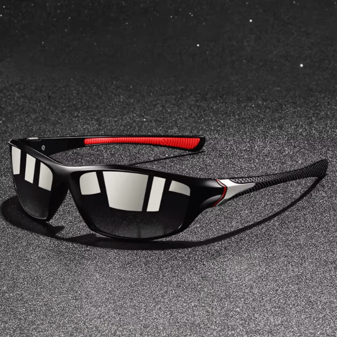 Gafas de sol ligeras y resistentes para deportes. Lentes polarizadas UV400 para visión nítida al aire libre.