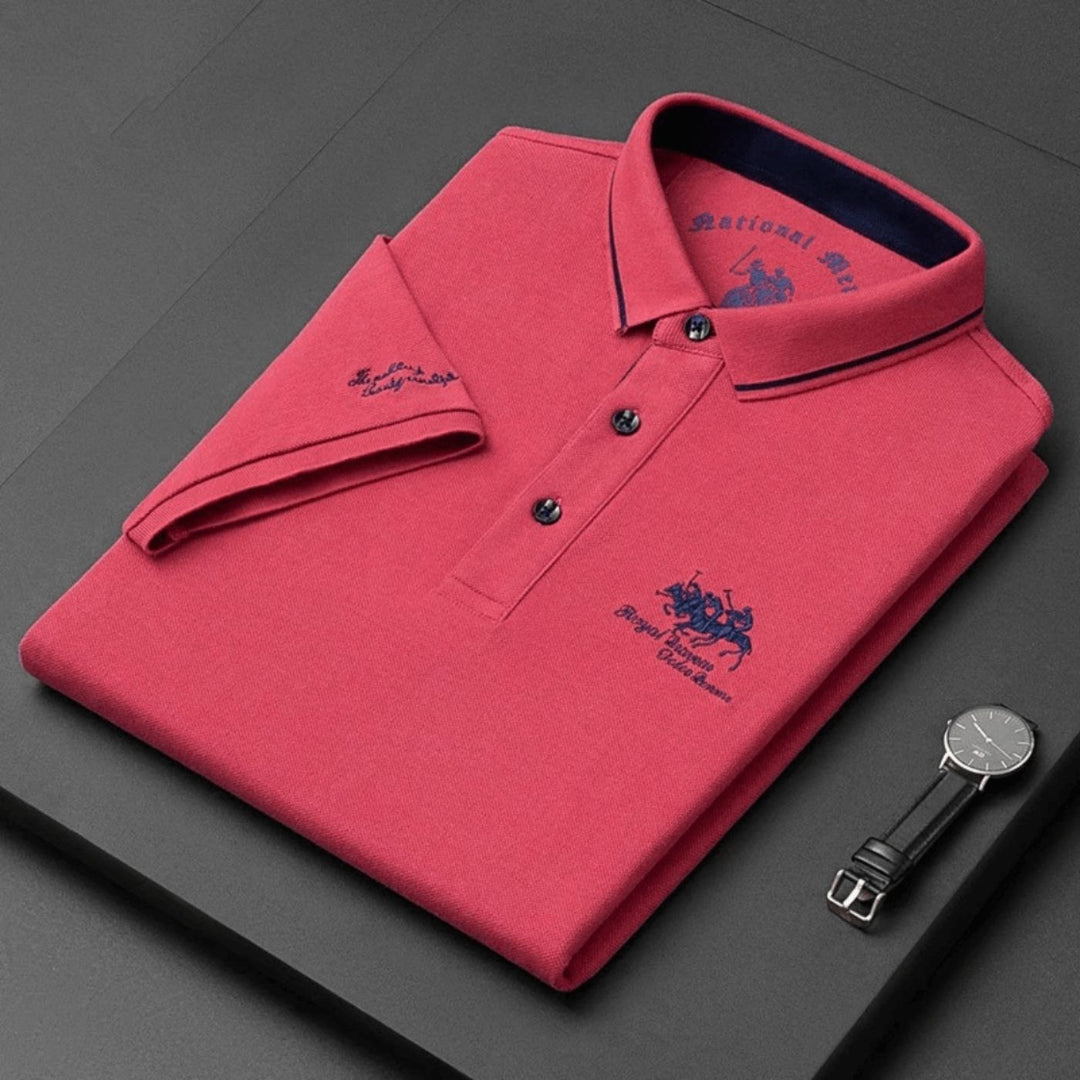 Polo duradero para hombre de moda, alta calidad. Proporciona elegancia y confort excepcional para uso diario.