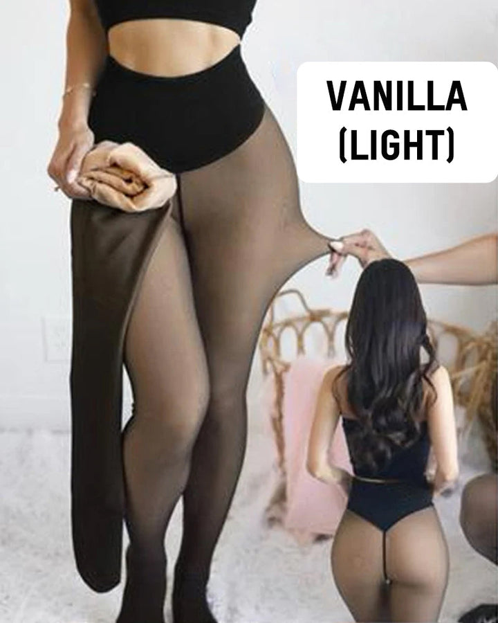 Leggings moldeadores de cintura alta. Compresión sin fleece, ideales para un look estilizado y cómodo.