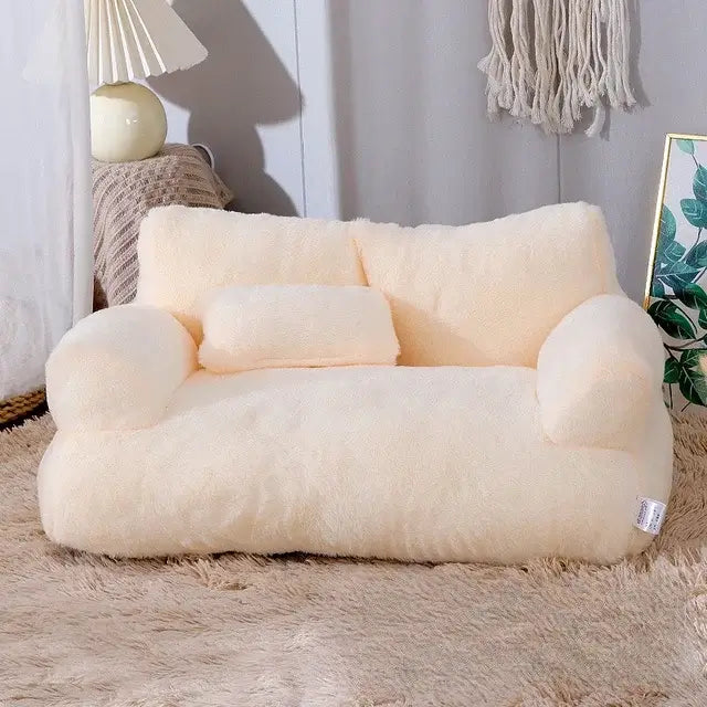 Sofá lavable para mascotas. Cama para perros y gatos fácil de limpiar, garantiza higiene y confort animal duradero.
