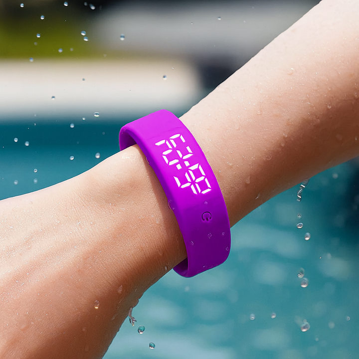 Monitor de ritmo cardíaco y sueño en reloj inteligente fitness unisex. Salud digital en tu muñeca, resistente al agua.