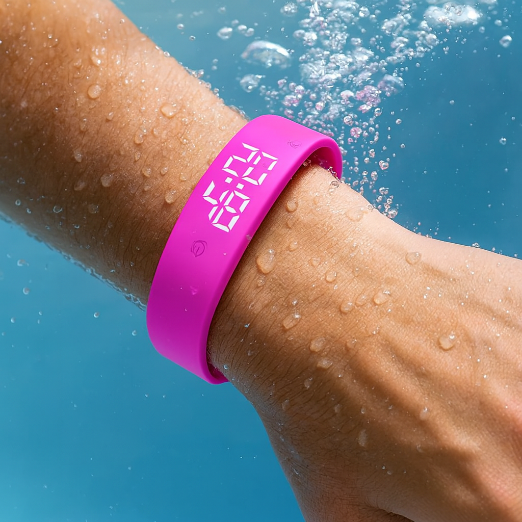 Reloj inteligente deportivo unisex con diseño moderno. Para fitness, actividad y vida diaria. Resistente al agua.