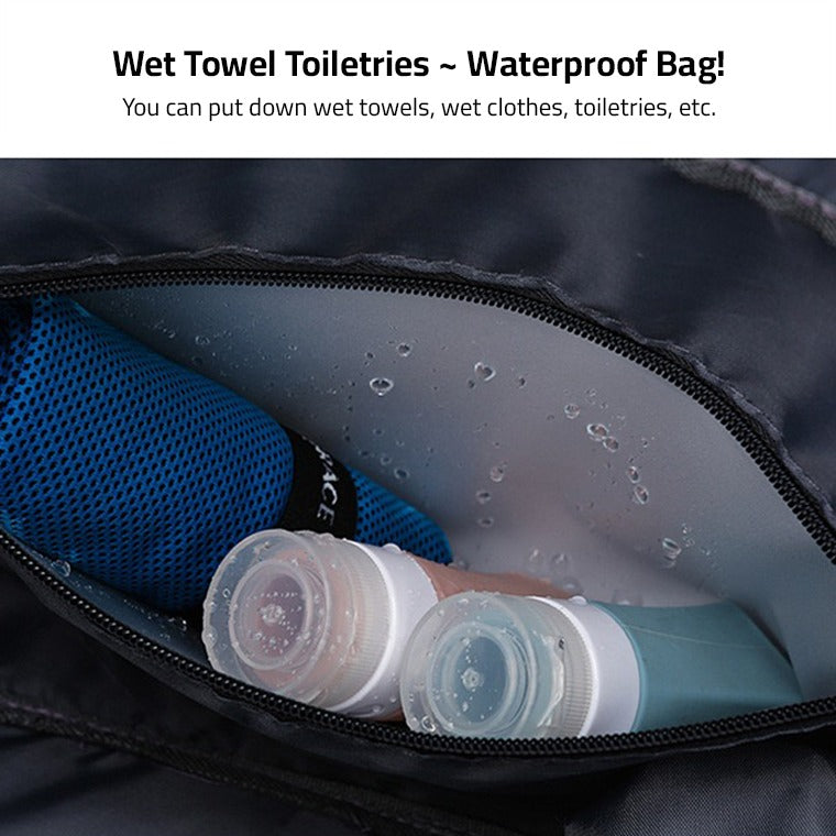 Duffle de viaje para equipaje de mano, con compartimento separado para zapatos y artículos sucios.