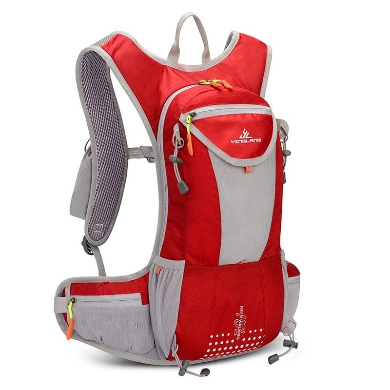 Mochila de ciclismo impermeable protege tus pertenencias de lluvia y barro en aventuras de exterior.
