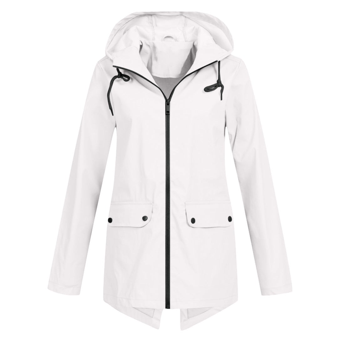 Chubasquero ALIDA de mujer, diseño moderno, perfecto para la moda de invierno y otoño.