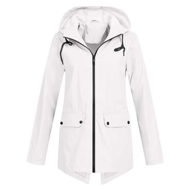 Chubasquero ALIDA de mujer, diseño moderno, perfecto para la moda de invierno y otoño.