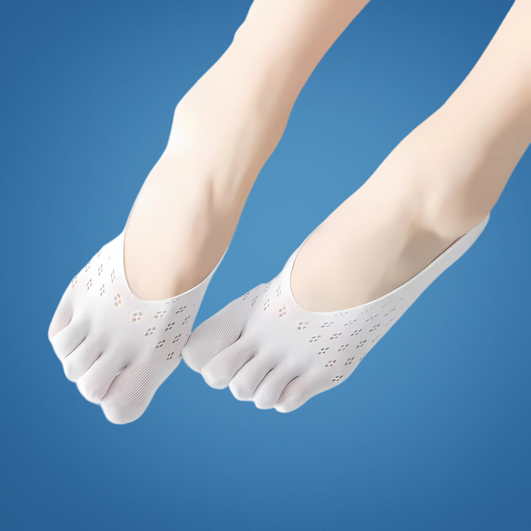 Calcetines ortopédicos transpirables para soporte de dedos y alivio de juanetes, unisex.