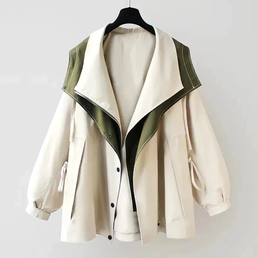 Chaqueta elegante para mujer, estilo moderno y versátil, ideal para otoño e invierno.