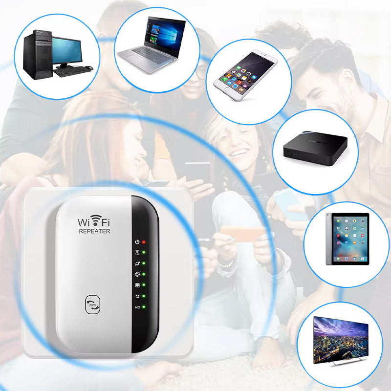 Punto de acceso WiFi para hogar. Disfruta de internet rápido y estable en todos los dispositivos de tu casa.
