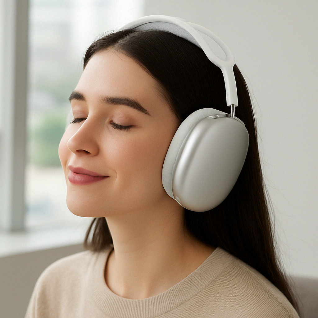 Auriculares inalámbricos de larga duración de batería, ideales para escuchar música y hacer llamadas todo el día.