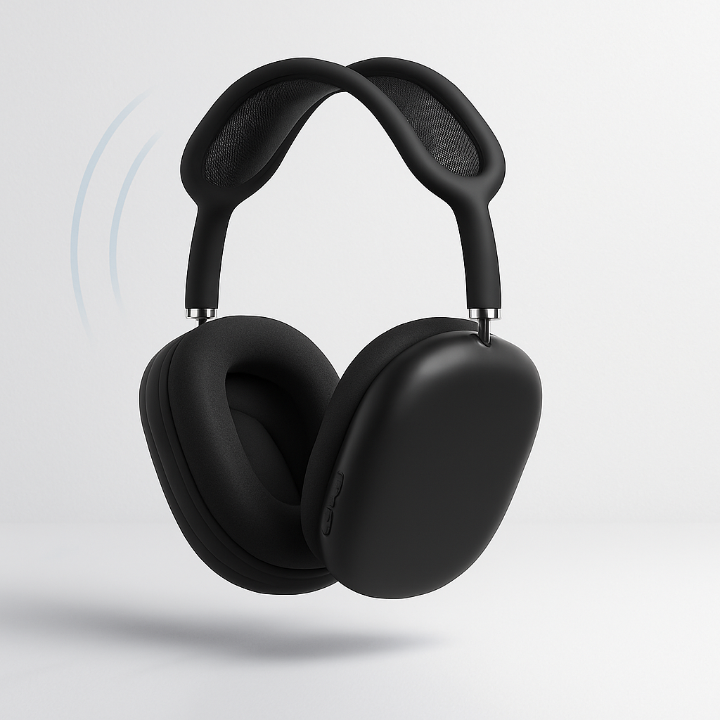 Auriculares Bluetooth over-ear cómodos con diseño ergonómico para largas horas de música y llamadas.
