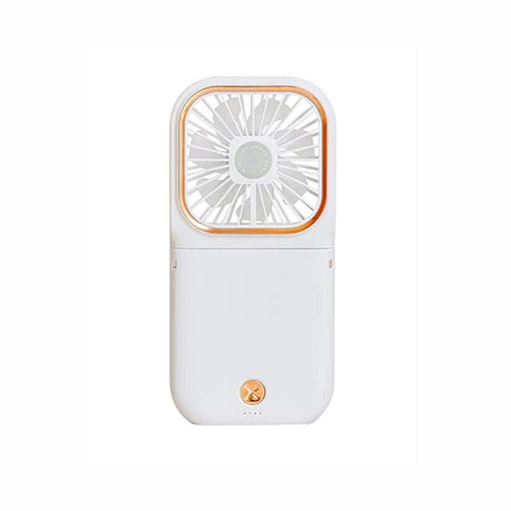 Ventilador de cuello 3 en 1: portátil, manos libres y recargable. Enfriamiento potente para el calor del verano.
