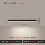 Black L100cm