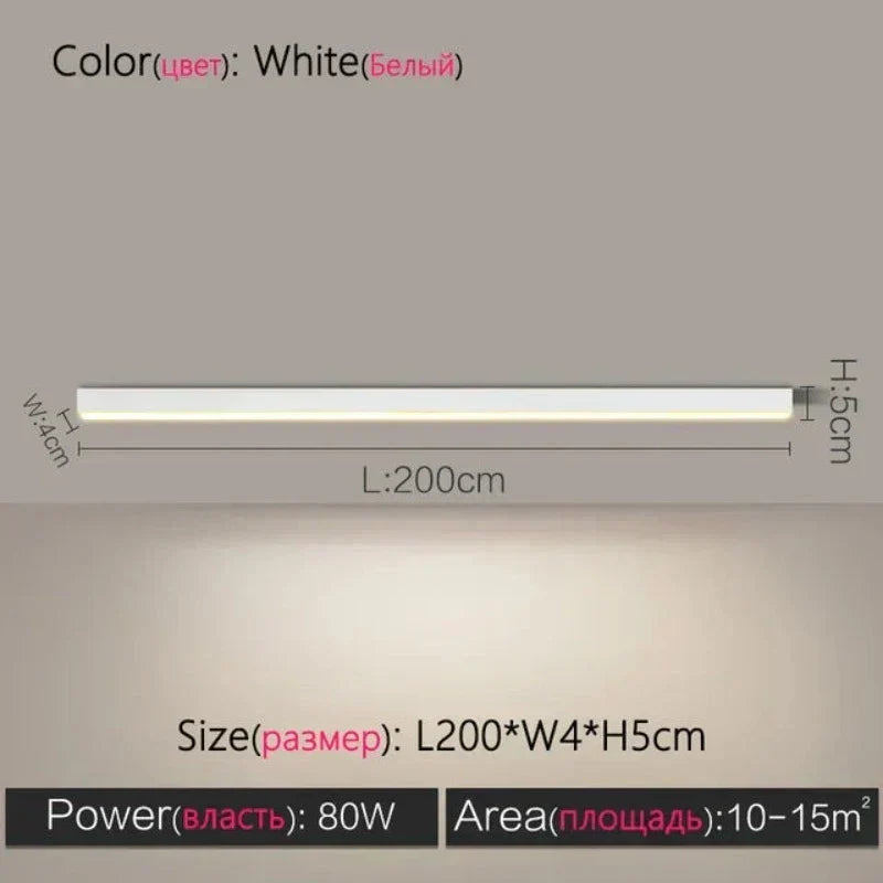 Iluminación LED de techo regulable para hogar, lámpara moderna negra con diseño escalable, confort visual.