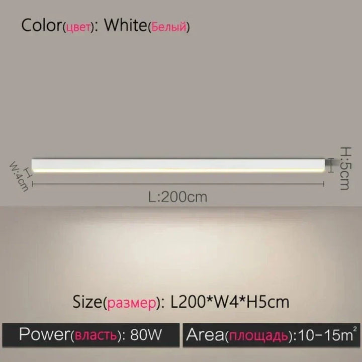 Iluminación LED de techo regulable para hogar, lámpara moderna negra con diseño escalable, confort visual.