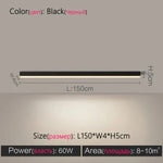 Black L150cm