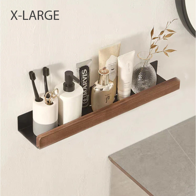 Estante de baño impermeable, minimalista, de pared, para optimizar el espacio y la decoración.