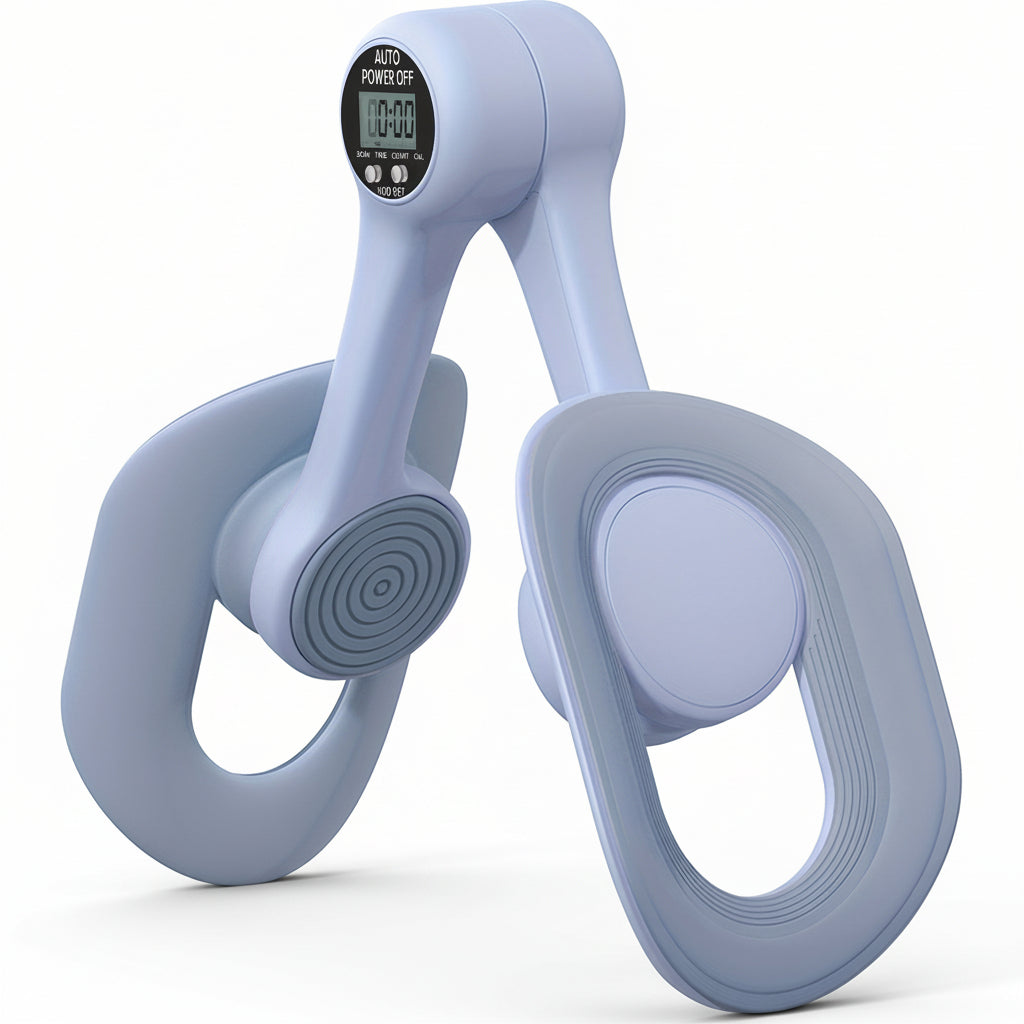 Masajeador eléctrico para alivio del dolor muscular, terapia de percusión profunda y recuperación post-ejercicio.