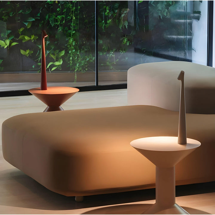 Luz LED inalámbrica nórdica para mesa, diseño flexible y minimalista, ideal para el hogar y la oficina.