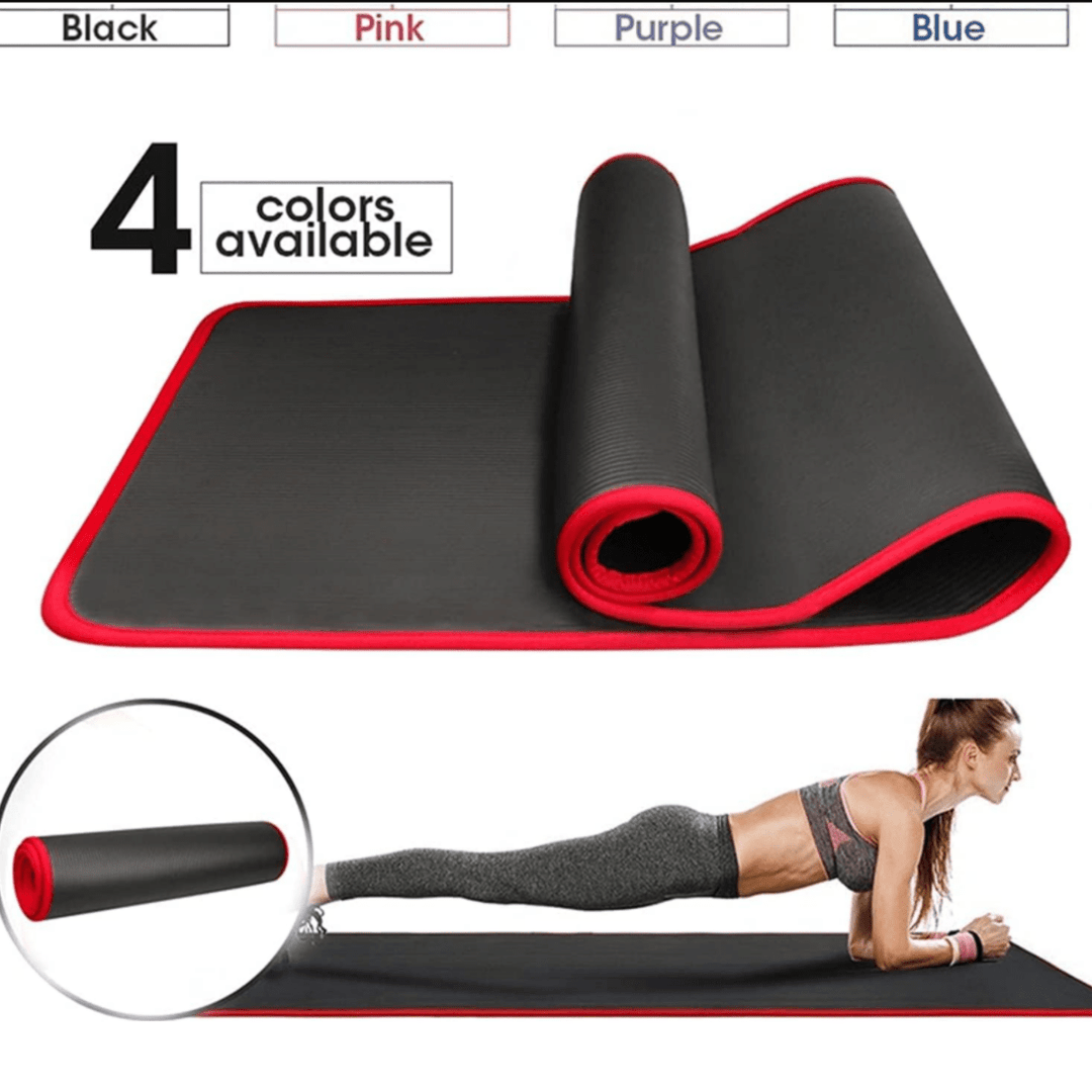 Esterilla ZENFLEX unisex, gruesa y antideslizante para yoga, pilates y ejercicio.