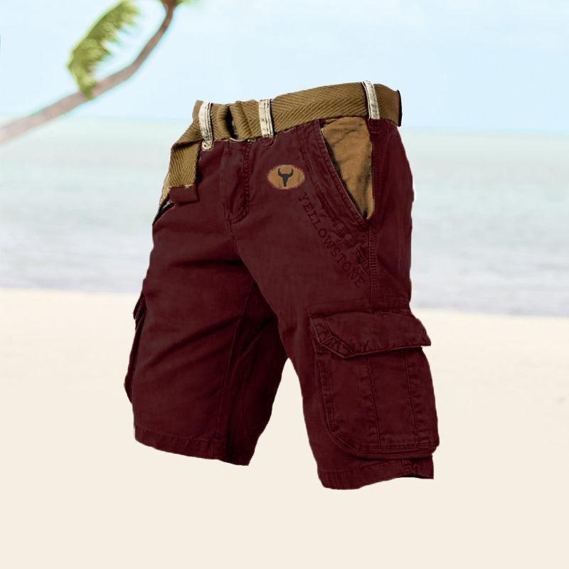 Pantalón corto cargo de hombre, versátil y confortable. Estilo outdoor y casual, perfecto para tus aventuras de verano.